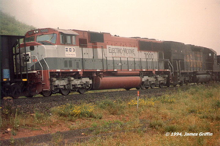 EMD 7000 DRGW 5365